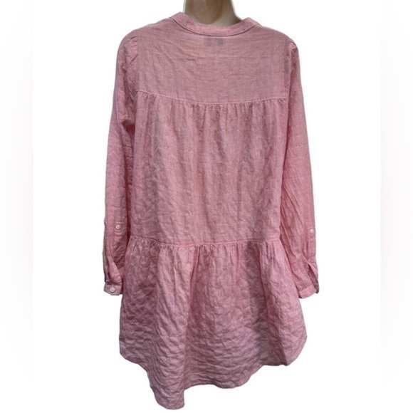 KOCH STRIPPED BUTTON DOWN TUNIC TOP - Picture 5 of 5